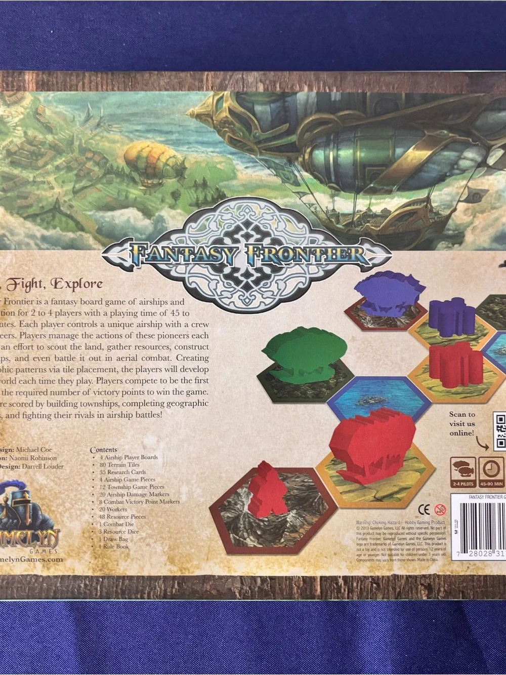 Fantasy Frontier Board Game Complete Gamelyn Games Michael Coe Strategy Game